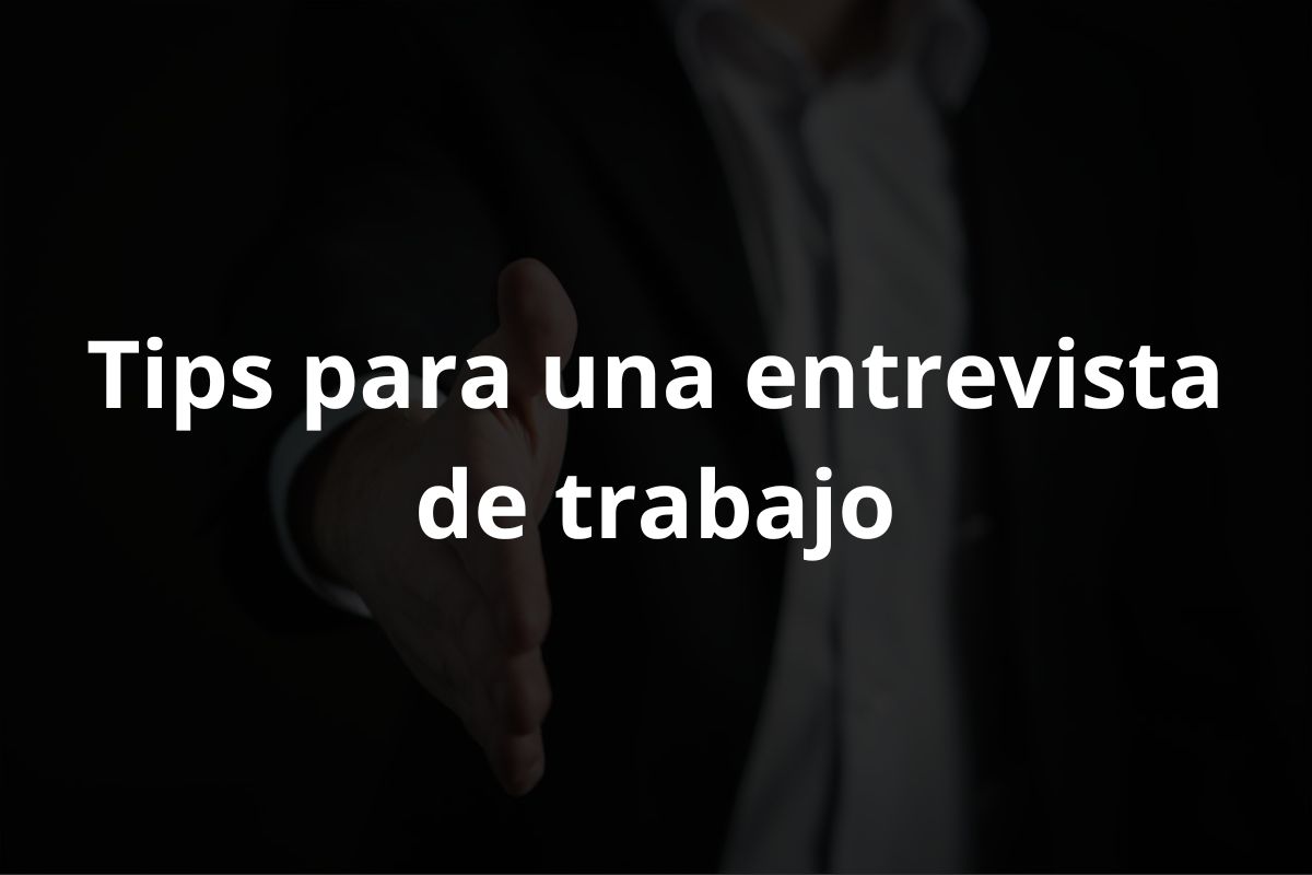 Imagen tips para una entrevista de trabajo